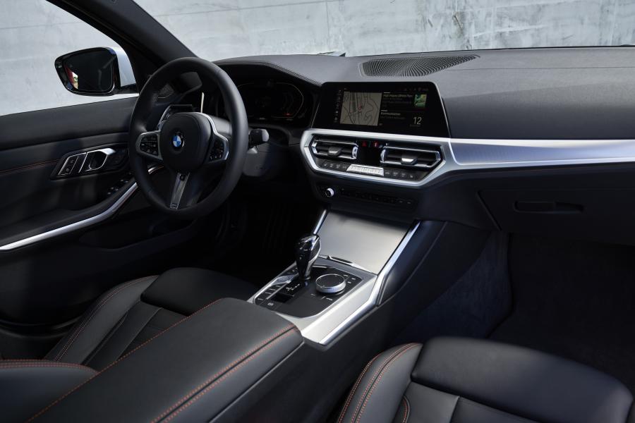Интерьер BMW 320d Sport Line (G20) 2019 года  (WW) (фото 179 из 311)